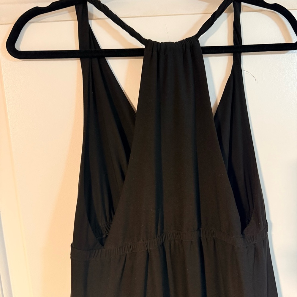 Gilligan & O'Malley Black Maxi Sleepwear Dress - Picture 4 of 5